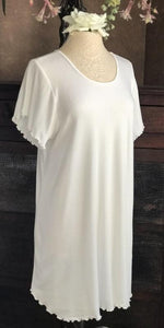 Short Sleeve Short Gown INTERLOCK