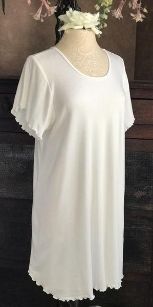 Short Sleeve Short Gown INTERLOCK