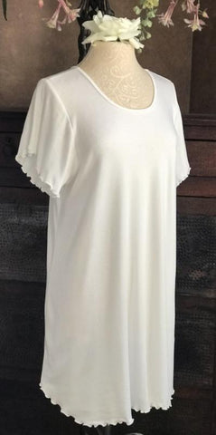 Short Sleeve Short Gown INTERLOCK