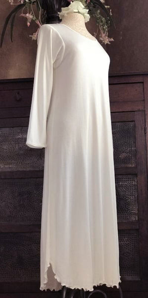 Long Sleeve Long Gown INTERLOCK