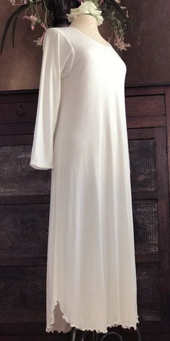 Long Sleeve Long Gown INTERLOCK