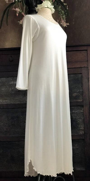 Long Sleeve Long Gown INTERLOCK