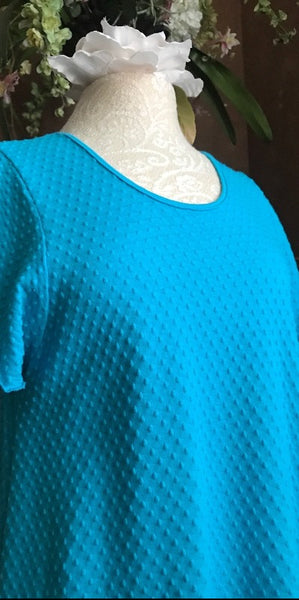 Nightgown Vibrant Brights Short Sleeve 3/4 Length DOT