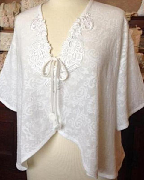 Lace Peignoir Bed Jacket