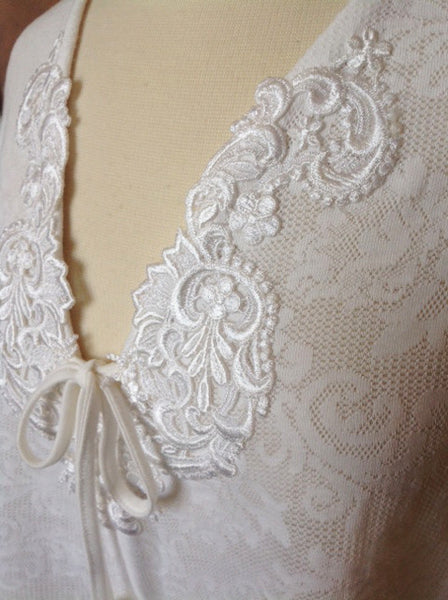 Lace Peignoir Bed Jacket