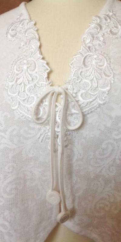 Lace Peignoir Bed Jacket